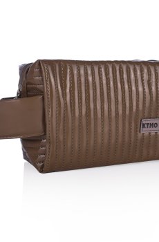 Косметичка коричневая, 1 шт (SpC2025-7)