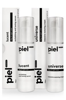 Мужской базовый комплекс для лица Piel Cosmetics (сыворотка, 30 мл + крем, 50 мл)