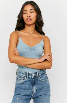 Женский голубой топ Голубой M Tally Weijl SSLVININA4