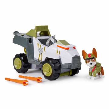 Ігровий набір Paw Patrol Джунглі Автомобіль-трансформер з водієм Трекер (SM17776/0631) Ігровий набір Paw Patrol Джунглі Автомобіль-трансформер з водієм Трекер (SM17776/0631)