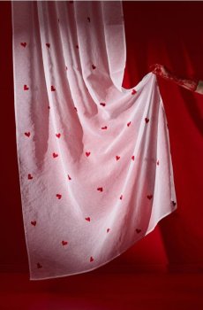 Фіранка на стрічці - білий