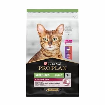 Сухой корм для стерилизованных кошек от 1 года Pro Plan Sterilised Adult 1+ Savoury Duo с уткой и печенью, 10 кг Сухой корм для стерилизованных кошек от 1 года Pro Plan Sterilised Adult 1+ Savoury Duo с уткой и печенью, 10 кг