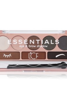 Набор теней для глаз и бровей LCF Essentials 3, 7.5 г