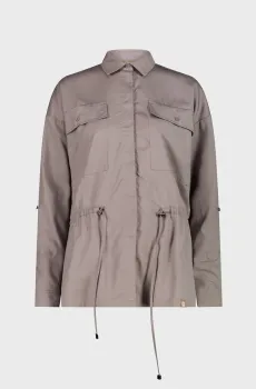 Женская коричневая рубашка TENCEL CABAN Коричневый 34 CMP 36S7806-Q725