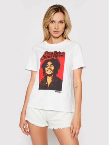 Wrangler Футболка BOB MARLEY Soul Rebel W711EE989 112141519 Білий Regular Fit Wrangler Футболка BOB MARLEY Soul Rebel W711EE989 112141519 Білий Regular Fit