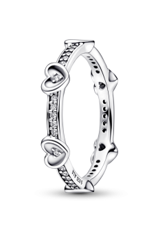 Каблучка "Блискучі сердечка"