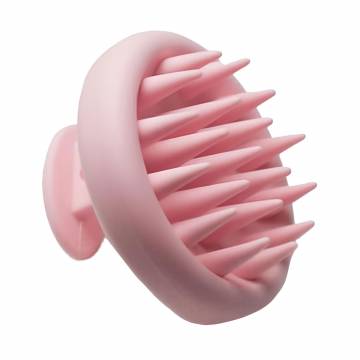 Щетка-шабер для кожи головы Cosmo Shop круглая, розовая, 8*6.3*1.5 см, 1 шт (CS04R)