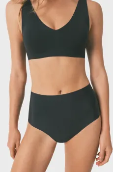 Женские черные трусики clean cut Черный M womensecret 4302091