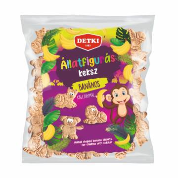 Детское печенье Detki Зверятки, со вкусом банана, от 3 лет, 160 г Детское печенье Detki Зверятки, со вкусом банана, от 3 лет, 160 г