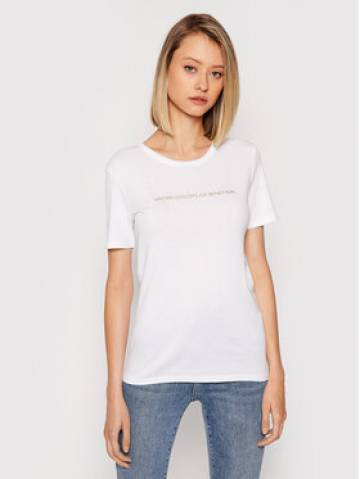 United Colors Of Benetton Футболка 3GA2E16A2 Білий Regular Fit United Colors Of Benetton Футболка 3GA2E16A2 Білий Regular Fit