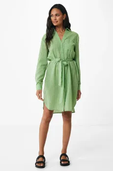 Женское салатовое платье в полоску Салатовый M Mexx MF006303541W