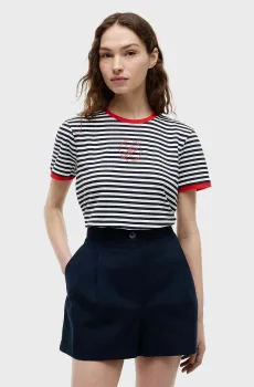 Женская футболка в полоску ROUNDAL Разноцветный XS Tommy Hilfiger WW0WW50032