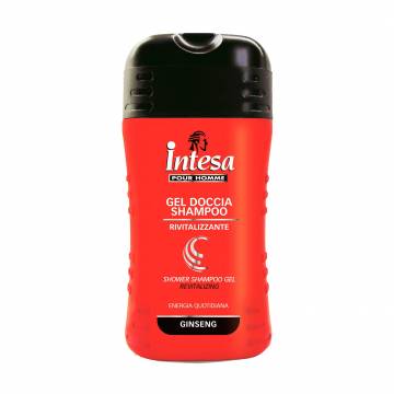 Шампунь-гель для душа Intesa Pour Homme Gel Doccia Shampoo Rivitalizzante с экстрактом женьшеня, 250 мл Шампунь-гель для душа Intesa Pour Homme Gel Doccia Shampoo Rivitalizzante с экстрактом женьшеня, 250 мл