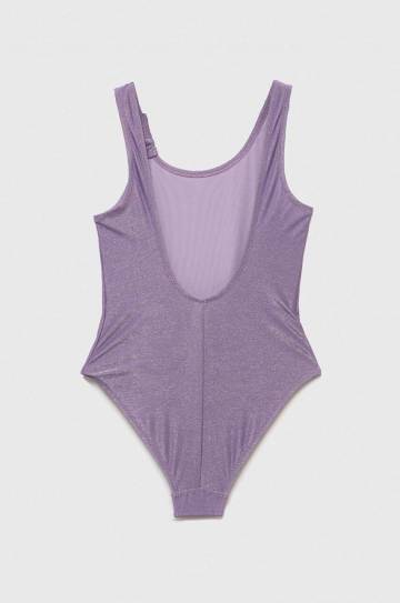 Детский слитный купальник United Colors of Benetton цвет фиолетовый Детский слитный купальник United Colors of Benetton цвет фиолетовый