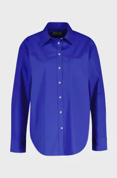 Женская синяя рубашка REL CLASSIC POPLIN Синий 34 Gant 4300212