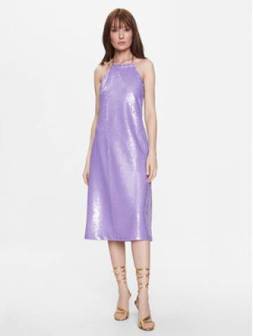 Silvian Heach Коктейльна сукня GPP23449VE Фіолетовий Regular Fit Silvian Heach Коктейльна сукня GPP23449VE Фіолетовий Regular Fit