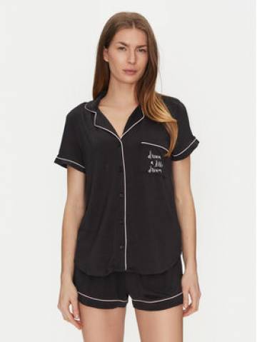 Kate Spade Піжама KSI11506 Чорний Regular Fit Kate Spade Піжама KSI11506 Чорний Regular Fit