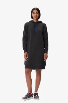 Женское черное платье Черный 40 Lacoste EF240707S