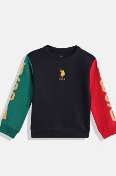 U.S. Polo Assn. Kids Boys Colourblocked Sweatshirt