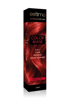 Тонирующая маска для волос Estima, Яркий красный (Intense Red), 120 мл
