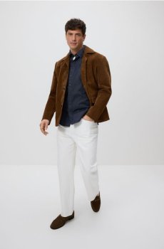 Reserved - Джинсова сорочка slim fit - темно-синій - YQ329-59J