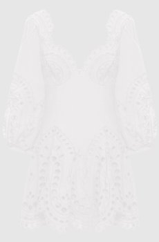 Белое платье мини Esmare