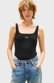 Женское черное боди SLIVER Черный S Tommy Jeans DW0DW22311
