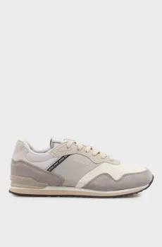 Женские серые кроссовки LONDON SAND Серый 39 Pepe Jeans PLS400025