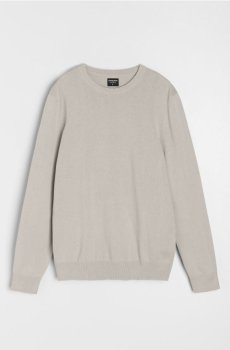 Основний бавовняний светр - нюдовий