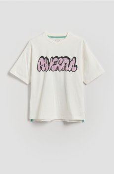 Reserved - Футболка з принтом - білий - 957HR-00X