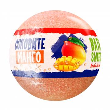 Бомбочка для ванн Aqua Shine Bath Sweets Сочное манго, 100 г Бомбочка для ванн Aqua Shine Bath Sweets Сочное манго, 100 г