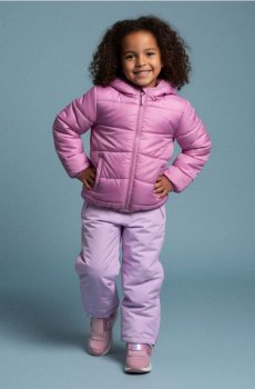 Утеплені зимові штани - Фіолетовий