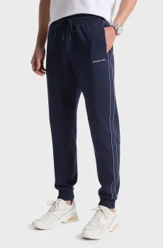 Мужские темно-синие спортивные брюки LOGO TAPE PANT Синий S Michael Kors CT4524J5MF