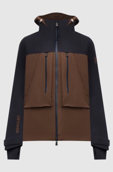 Коричневая горнолыжная куртка Gunung