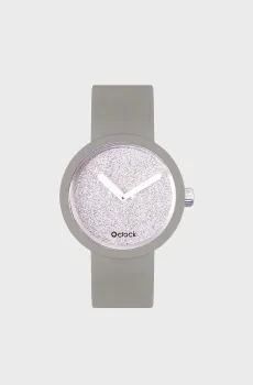 Женские серебристые часы O clock Серебряный M O bag NWOCLOCKNW005