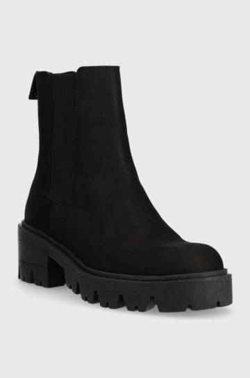 Замшевые ботинки Charles Footwear Diana женские цвет чёрный на платформе Diana.Boots.Black Замшевые ботинки Charles Footwear Diana женские цвет чёрный на платформе Diana.Boots.Black
