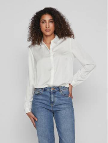 Vila Сорочка 14063320 Білий Regular Fit Vila Сорочка 14063320 Білий Regular Fit