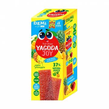 Фруктовая пастила D.E.M.I Yagoda Joy Ананас, 8*15 г Фруктовая пастила D.E.M.I Yagoda Joy Ананас, 8*15 г
