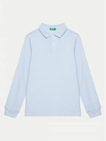 United Colors Of Benetton Поло 3089C300Z Блакитний Regular Fit United Colors Of Benetton Поло 3089C300Z Блакитний Regular Fit