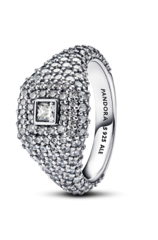 Каблучка коктейльна "Квадрат з паве"