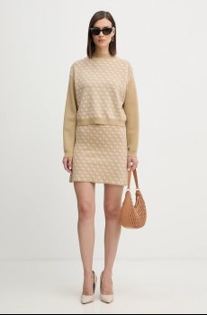 Юбка с примесью шерсти Guess AUBREY