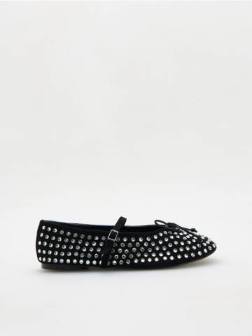 Reserved - LADIES` BALLERINAS - чорний - 087CQ-99X Reserved - LADIES` BALLERINAS - чорний - 087CQ-99X