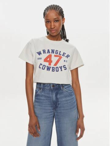 Wrangler Футболка 112350277 Écru Regular Fit Wrangler Футболка 112350277 Écru Regular Fit