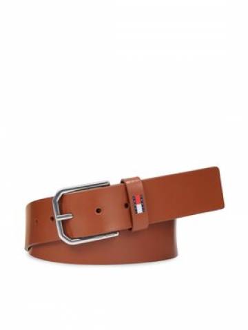 Tommy Jeans Чоловічий ремінь Tjm New Leather 4.0 AM0AM11201 Коричневий Tommy Jeans Чоловічий ремінь Tjm New Leather 4.0 AM0AM11201 Коричневий