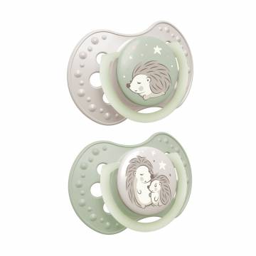 Пустышка LOVI Night & Day Hedgehog силиконовая, динамичная, с рождения до 6 месяцев, 2 шт (22/929) Пустышка LOVI Night & Day Hedgehog силиконовая, динамичная, с рождения до 6 месяцев, 2 шт (22/929)