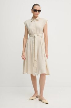 Льняное платье United Colors of Benetton