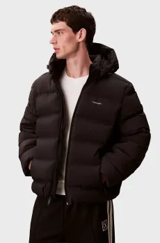 Мужской черный пуховик LS QUILTED BONDED Черный L Calvin Klein LV04LD517G