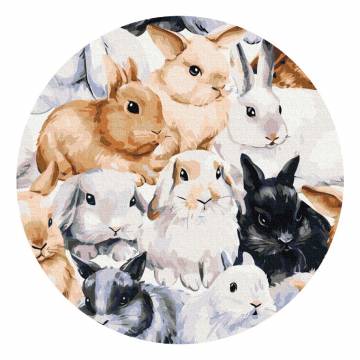 Картина за номерами Brushme Команда зайчиків (RC00015M) Картина за номерами Brushme Команда зайчиків (RC00015M)