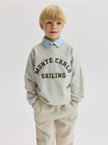 Reserved - BOYS` JOGGING TOP - світло-сірий - 984FJ-09M Reserved - BOYS` JOGGING TOP - світло-сірий - 984FJ-09M