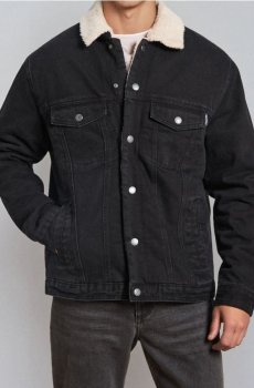 Куртка-сорочка - чорний